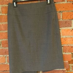 The Limited Luxe collection Grey pin stripe size 4 pencil skirt